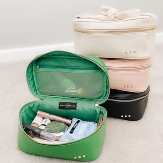 Madelyn Bow Makeup Bag ~PREORDER~ - Instyle Boutique