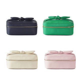 Madelyn Bow Makeup Bag ~PREORDER~ - Instyle Boutique