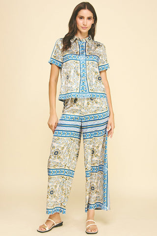 Isla Scarf Print Two Piece Set - Instyle Boutique