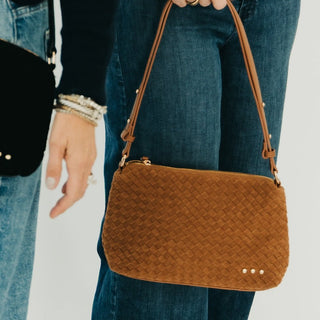 Suede Harper Hobo Shoulder Bag ~PREORDER~ - Instyle Boutique