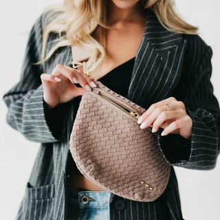 Suede Westlyn Woven Bum Bag ~PREORDER~ - Instyle Boutique