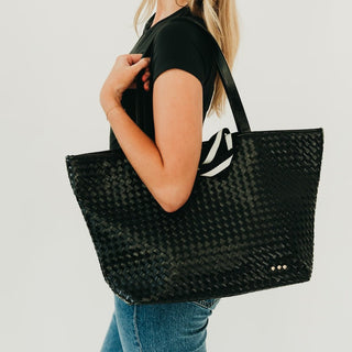 Woven Tiffany Organizer Tote Bag ~PREORDER~ - Instyle Boutique