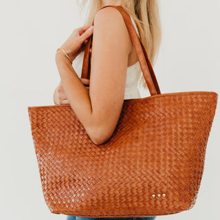 Woven Tiffany Organizer Tote Bag ~PREORDER~ - Instyle Boutique