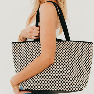 Woven Tiffany Organizer Tote Bag ~PREORDER~ - Instyle Boutique
