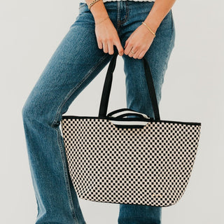 Woven Tiffany Organizer Tote Bag ~PREORDER~ - Instyle Boutique