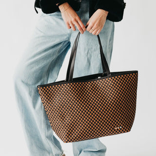 Woven Tiffany Organizer Tote Bag ~PREORDER~ - Instyle Boutique