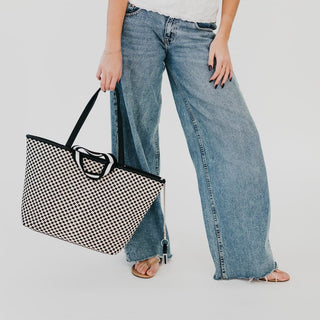 Woven Tiffany Organizer Tote Bag ~PREORDER~ - Instyle Boutique