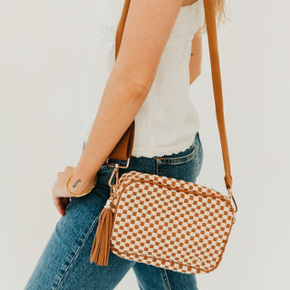 Woven Willow Camera Crossbody Bag ~PREORDER~ - Instyle Boutique