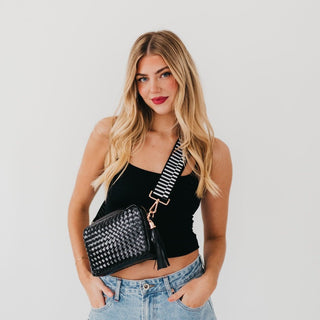 Woven Willow Camera Crossbody Bag ~PREORDER~ - Instyle Boutique